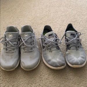 2 pairs of Nike running shoes sz11.5